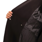 Opera Midi Cashmere Blend Overcoat in Black