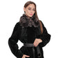 Genuine Astrakhan Silver Fox Trim Coat
