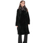 Genuine Astrakhan Silver Fox Trim Coat