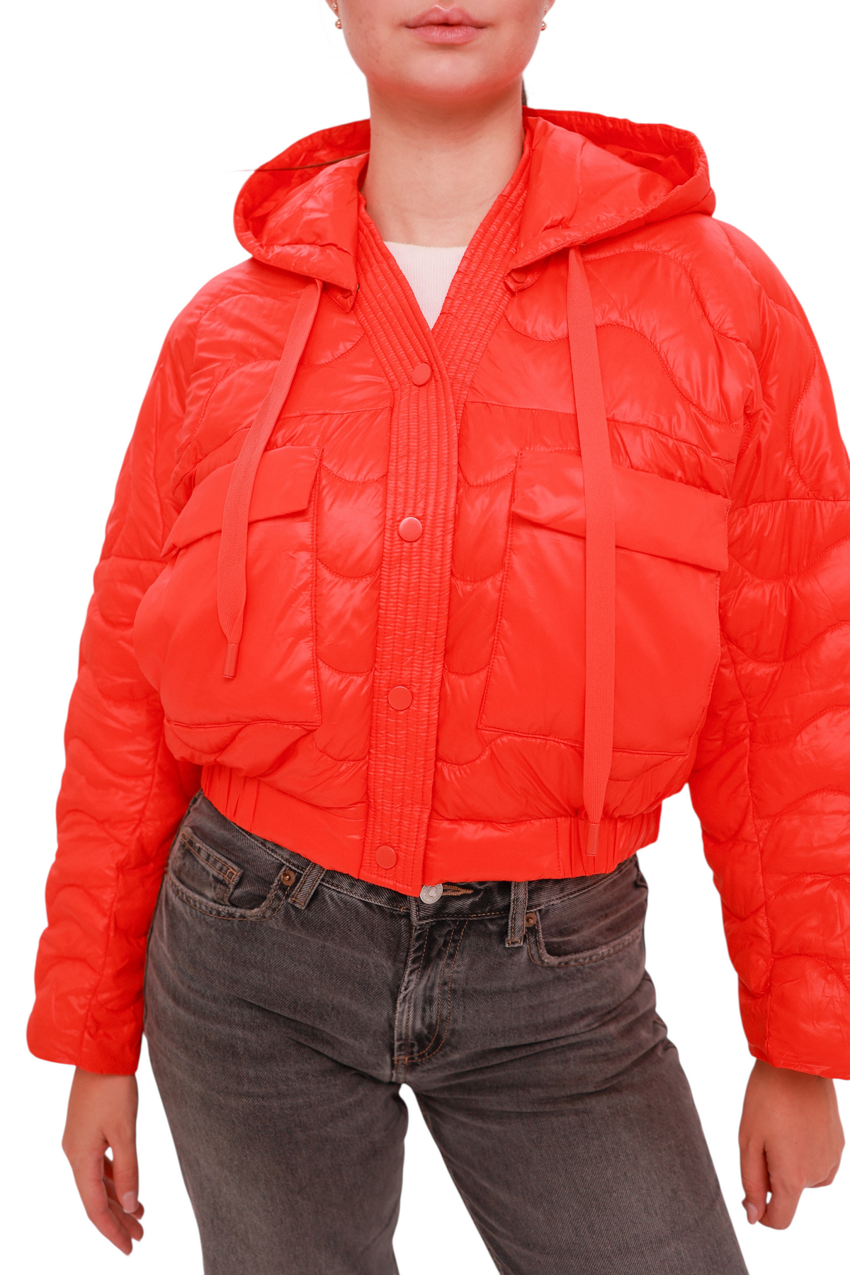 Alaska® Outerwear Company Lexi cropped coral jacket product image