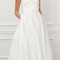 Nox Anabel E469 Elegant One Shoulder Long Satin A-Line Dress