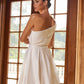 Nox Anabel E469 Elegant One Shoulder Long Satin A-Line Dress