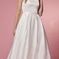 Nox Anabel E469 Elegant One Shoulder Long Satin A-Line Dress