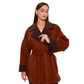 Sandro Cashmere Blend Overcoat in Cinnamon