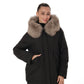 Genuine Polar Fox Trim Coat
