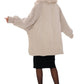 Genuine Polar Fox Boucle Down Coat
