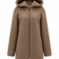 Reversible Faux Fur & Suede Coat