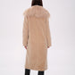 Genuine Lama Fur Virgin Wool Coat