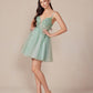 Nox Anabel E902 Short A-Line Applique Sleeveless Homecoming Dress
