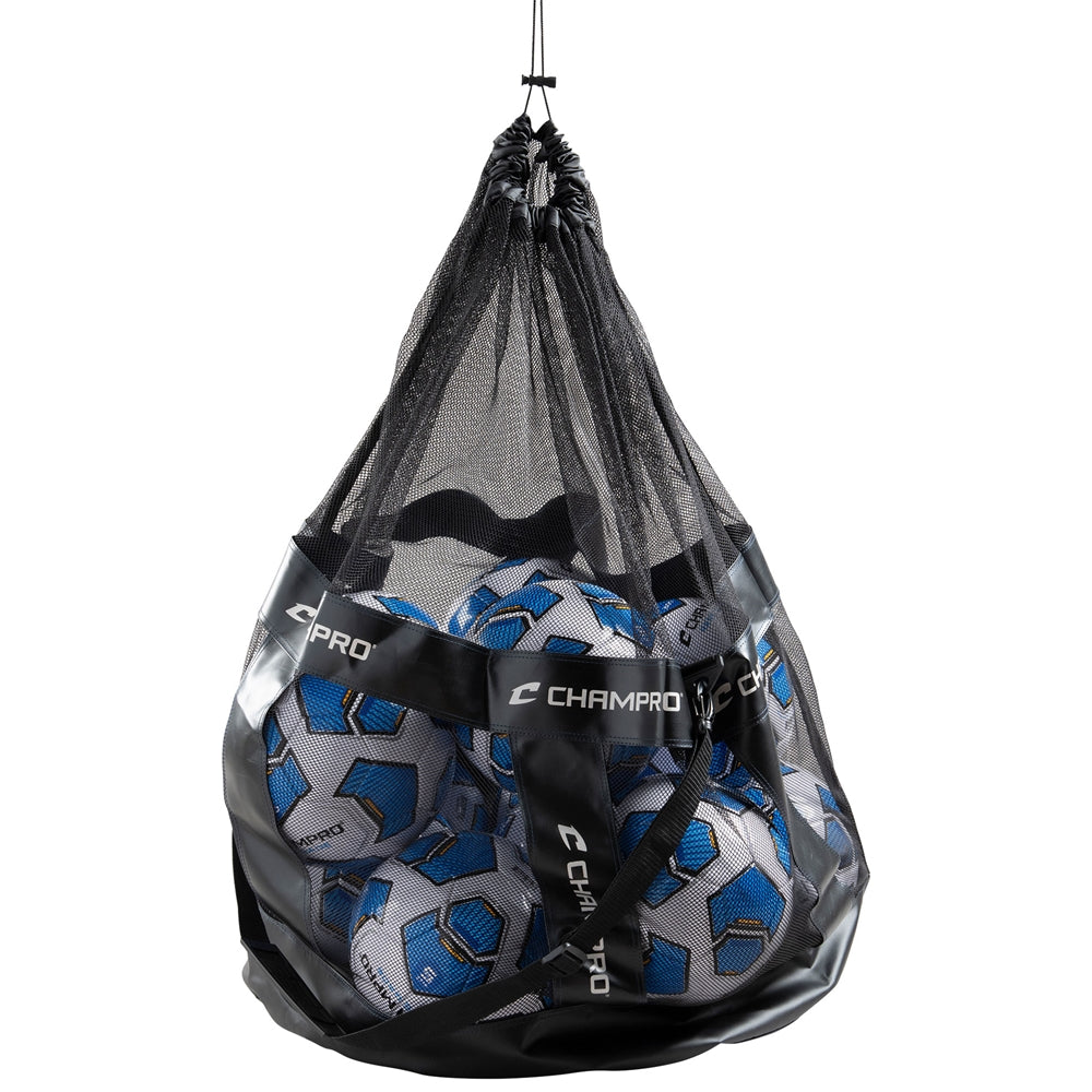 DELUXE MESH CARRY BAG WITH SHOULDER STRAP | SOCCER EQUIPMENT BAG