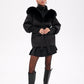 Amanda Genuine Fur Trim Down Fill Coat