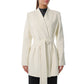 Opera Cashmere Blend Overcoat in White