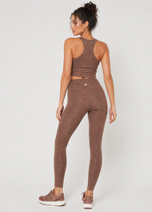 Trophy Yoga All Tied Up leggings, made in USA, featuring a stylish tied-up design