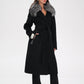 Saga®Furs Silver Fox Wool Alpaca Coat
