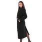 Justine Cashmere Blend Overcoat in Black, 100cm