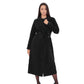 Justine Cashmere Blend Overcoat in Black, 100cm