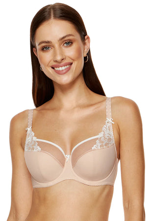 Gorteks Egerie Half Padded Embroidered Bra-0