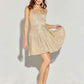 CLEARANCE - Eureka EK198 Short Vertical Sequin Dress (Size XS)