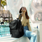 Voyage 20L Twill and Vegan Leather Backpack
