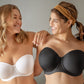 Elise Full Bust Strapless Bra - Black