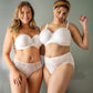 Elise Full Bust Strapless Bra - Pearl White