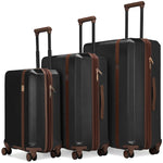 Luxe Journey 3 Piece Expandable Retro Luggage Set-5