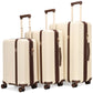 Luxe Journey 3 Piece Expandable Retro Luggage Set-0