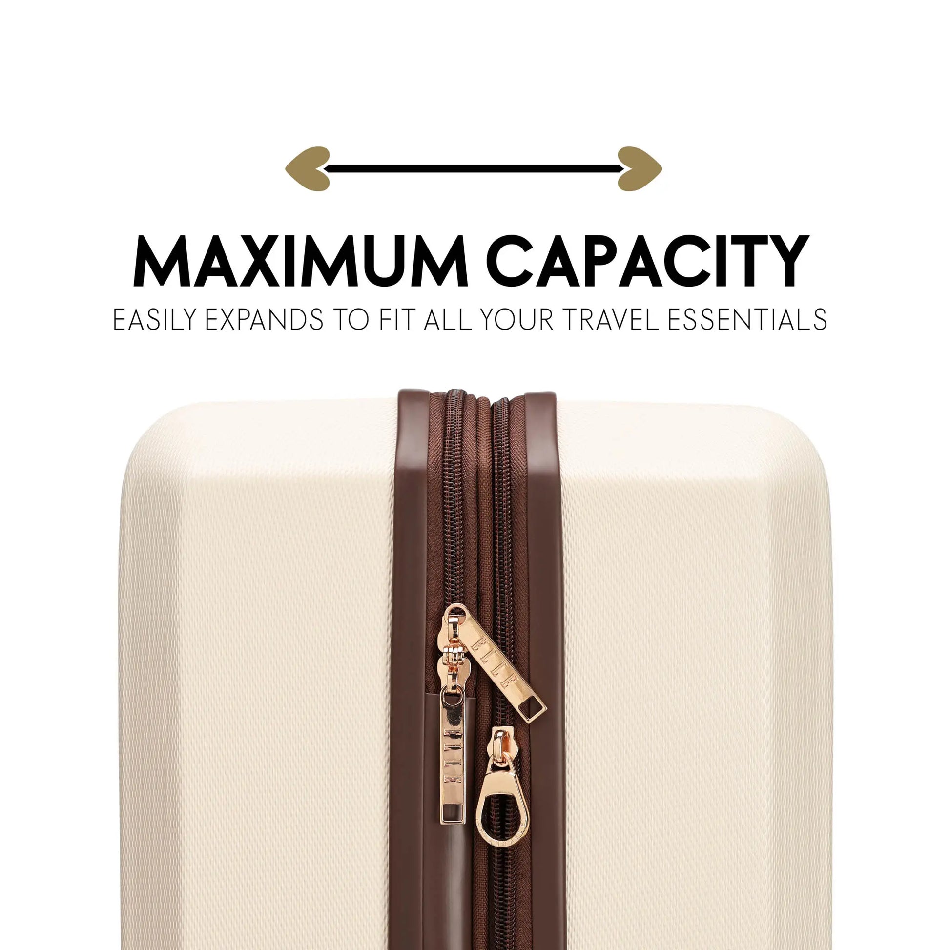 Luxe Journey 3 Piece Expandable Retro Luggage Set-3