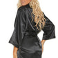 Plus Size Sexy Satin Robe
