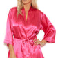 Plus Size Sexy Satin Robe