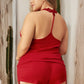 Plus Size Drawstring Pajama Set