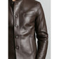 Edward Leather Brown Jacket - Men Leather Jacket Brown