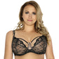 Sheer Lace Full Figure Bra Eir Black-1