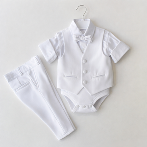 Alessio Baby Vest Set & Hat-1