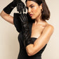 Elena (black) - Italian silk lined 8-button length leather opera gloves