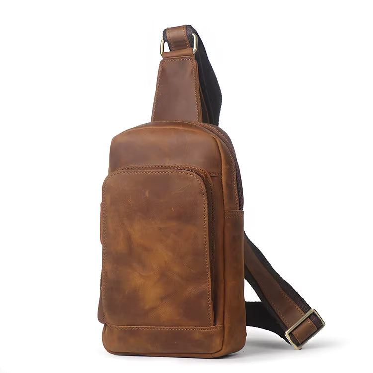 Erling Leather Sling Bag | Crossbody Leather Pack-1
