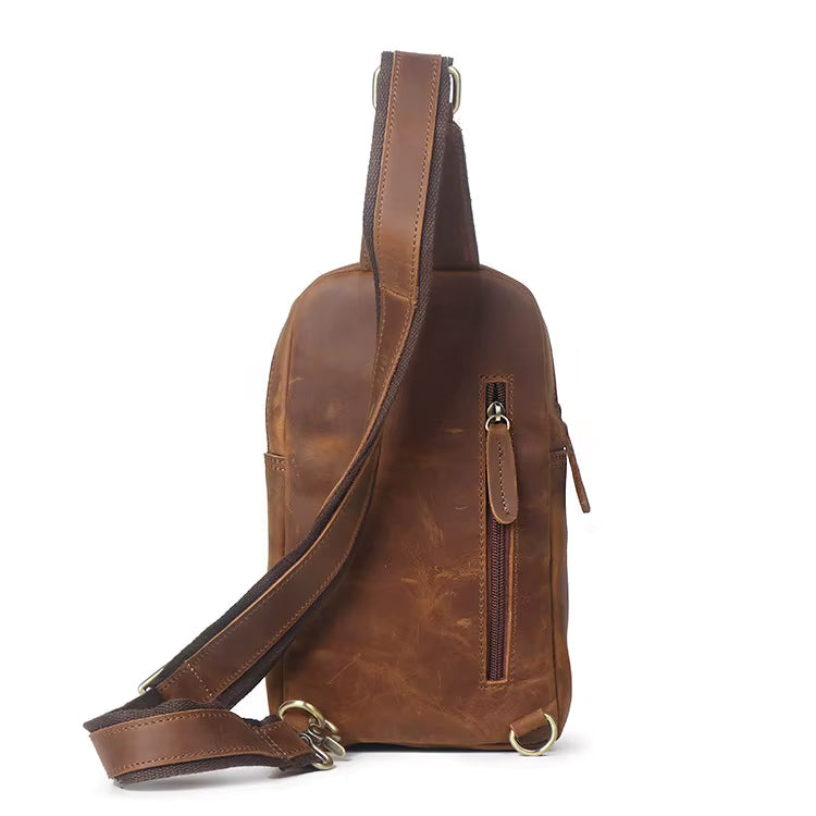 Erling Leather Sling Bag | Crossbody Leather Pack-2