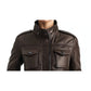 Evelyn Leather Brown Jacket – Women’s Leather Jacket in Brown