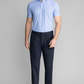 Event Polo Windowpane // Blue Puppytooth