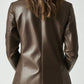 Evie Leather Brown Jacket - Women Leather Jacket Brown