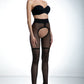 Amour Joli Black Open Crotch Pantyhose 30 DEN