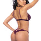 Mapale Bella Eyelash Lace Bralette & String Thong Panty