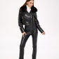 Genuine Polar Fox Real Leather Transformer Jacket