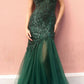 Nox Anabel F1467 Long Sweetheart Sleeveless Tulle Mermaid Gown