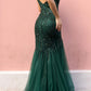 Nox Anabel F1467 Long Sweetheart Sleeveless Tulle Mermaid Gown