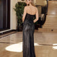 Nox Anabel F1569 Fully Beaded Strapless Design Gown