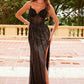 Nox Anabel F1569 Fully Beaded Strapless Design Gown