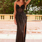 Nox Anabel F1569 Fully Beaded Strapless Design Gown