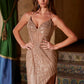 Nox Anabel F1569 Fully Beaded Strapless Design Gown