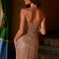 Nox Anabel F1569 Fully Beaded Strapless Design Gown